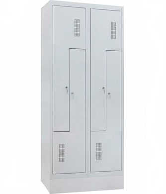Шкаф для одежды металлический ШОМ-Г-400/2-4