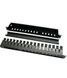 Кабельный органайзер 1U 19" с металлической крышкой