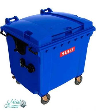 Контейнер для сміття з плоскою кришкою SULO 1100 л