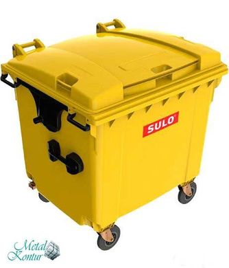Контейнер для сміття з плоскою кришкою SULO 1100 л